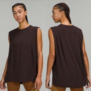Lululemon Modal Pleated Shoulder Tank Top